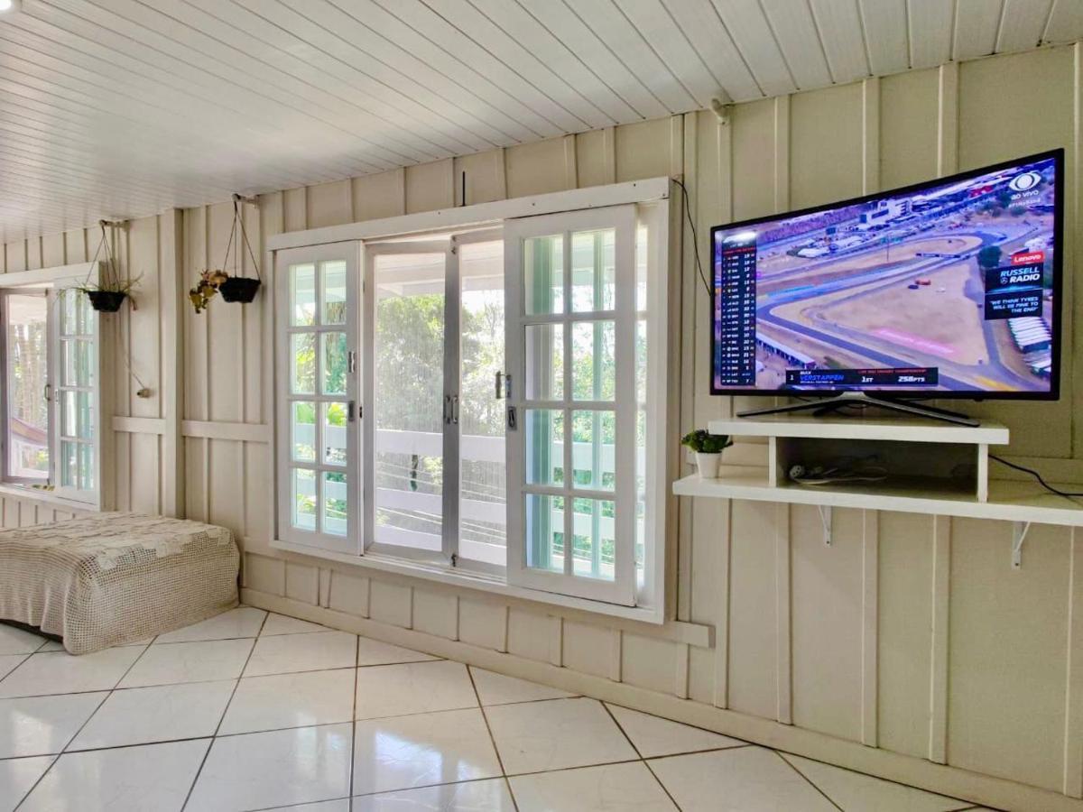 Gray House - Com Piscina Pertinho Do Mar! Villa Palhoca ภายนอก รูปภาพ