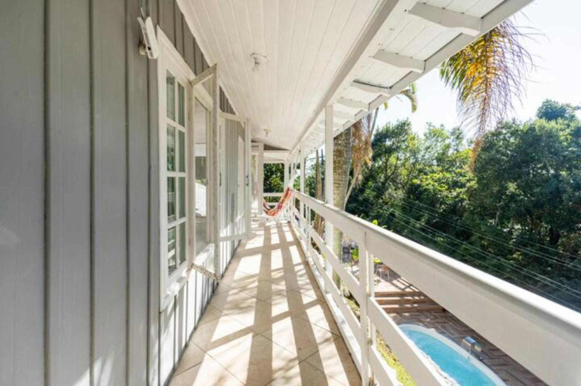 Gray House - Com Piscina Pertinho Do Mar! Villa Palhoca ภายนอก รูปภาพ