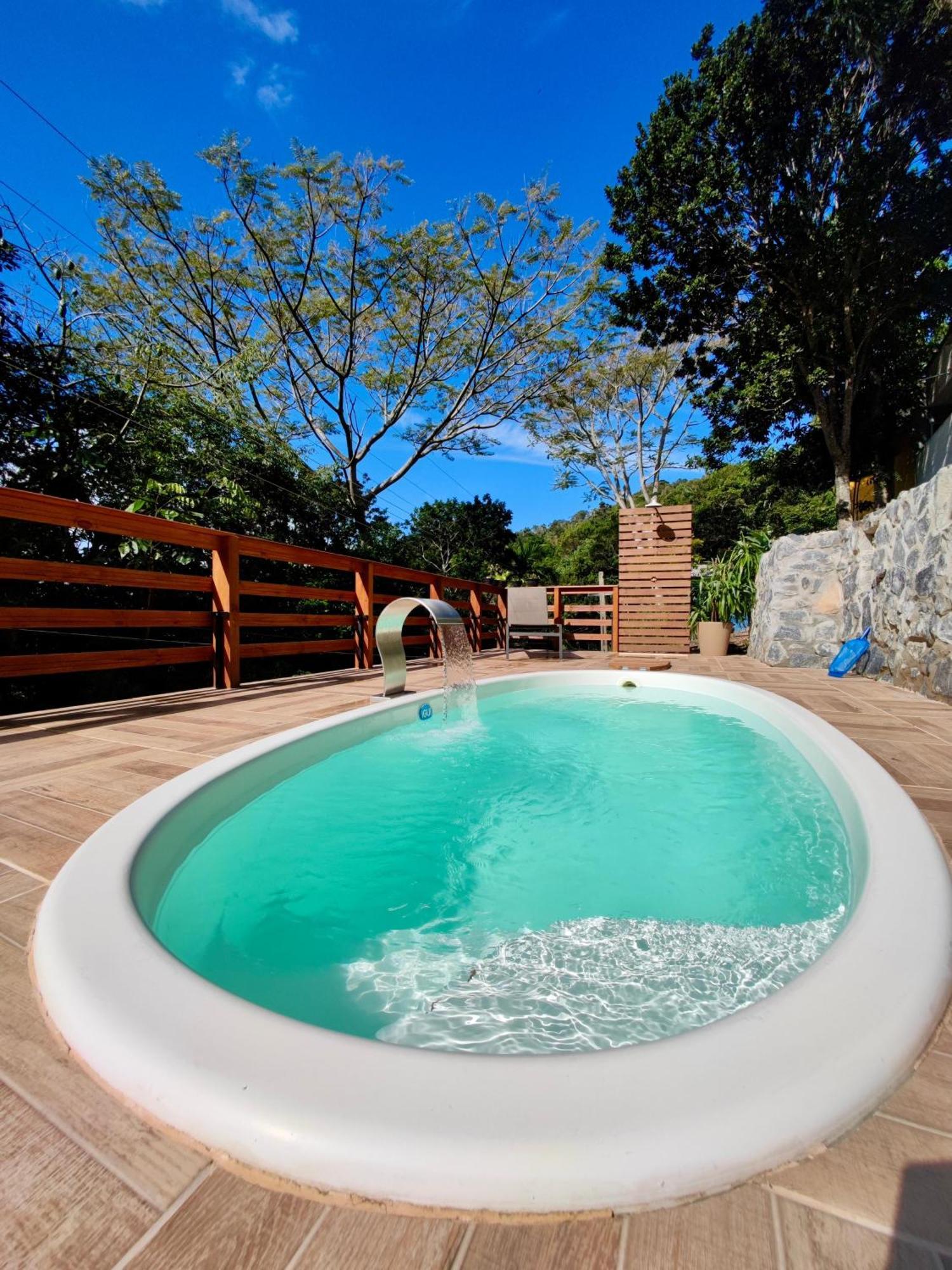 Gray House - Com Piscina Pertinho Do Mar! Villa Palhoca ภายนอก รูปภาพ
