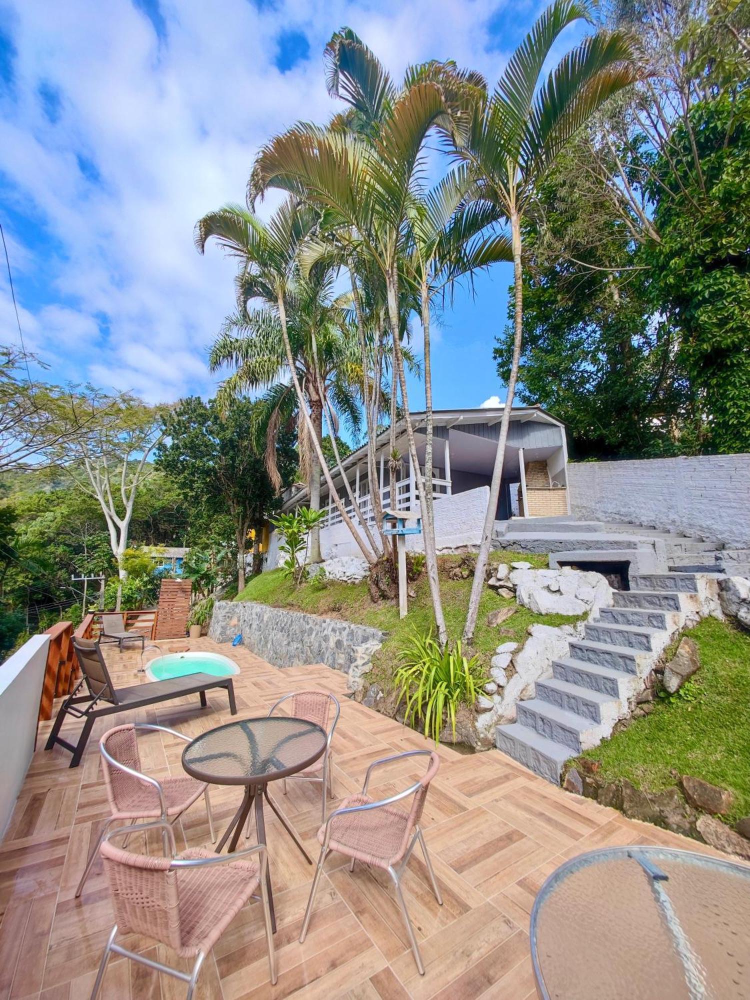 Gray House - Com Piscina Pertinho Do Mar! Villa Palhoca ภายนอก รูปภาพ